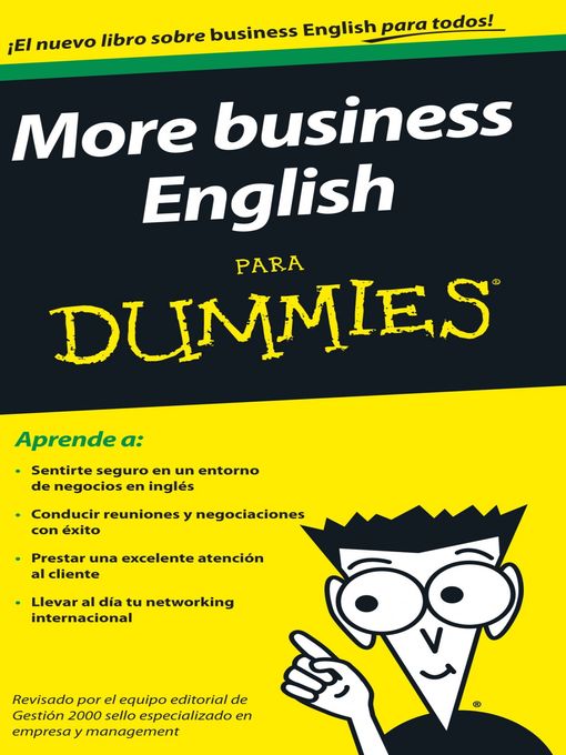 Title details for More business English para Dummies by AA. VV. - Wait list